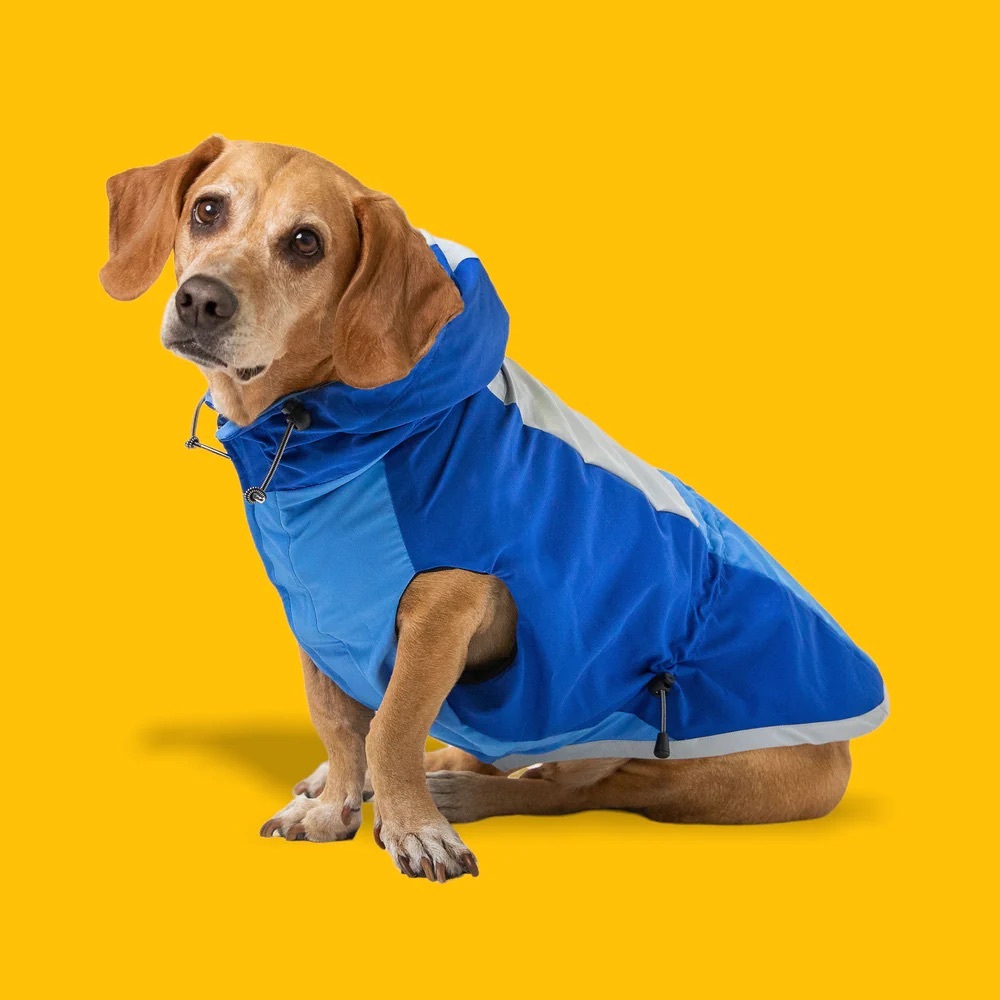 New! Blue Jackie Windbreaker by The Long Dog Clothing Co. Size Medium